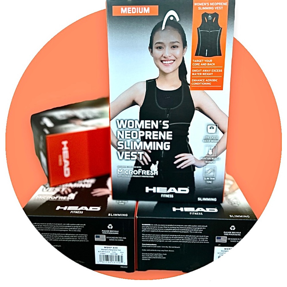 NWT Head Fitness Women’s Neoprene Slimming Vest
